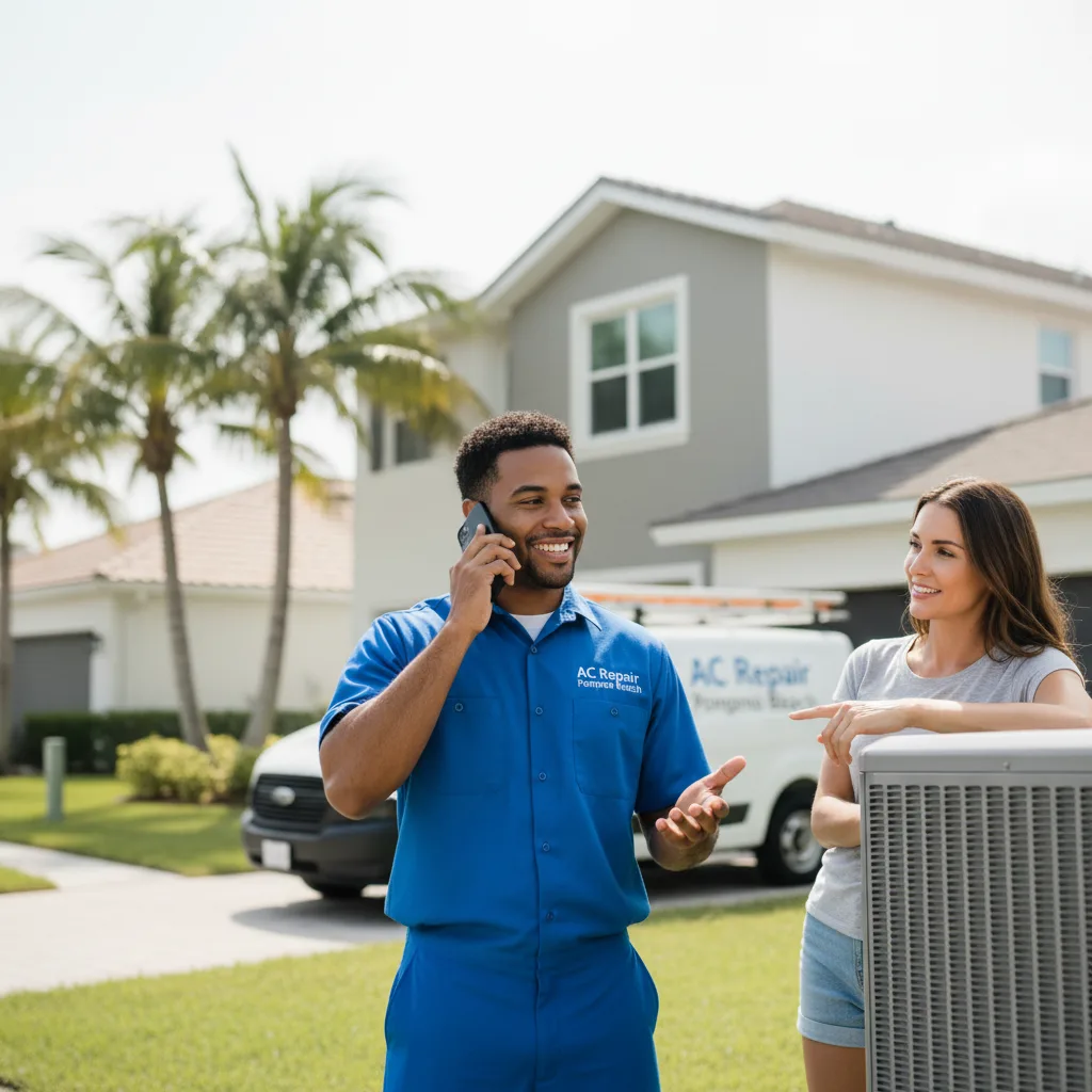 AC Repair Pompano Beach customer support in Quebeck